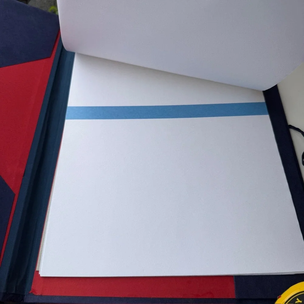 Japanese Calligraphy Paper Set in Decorative Portfolio - Traditional Shodo Hansh